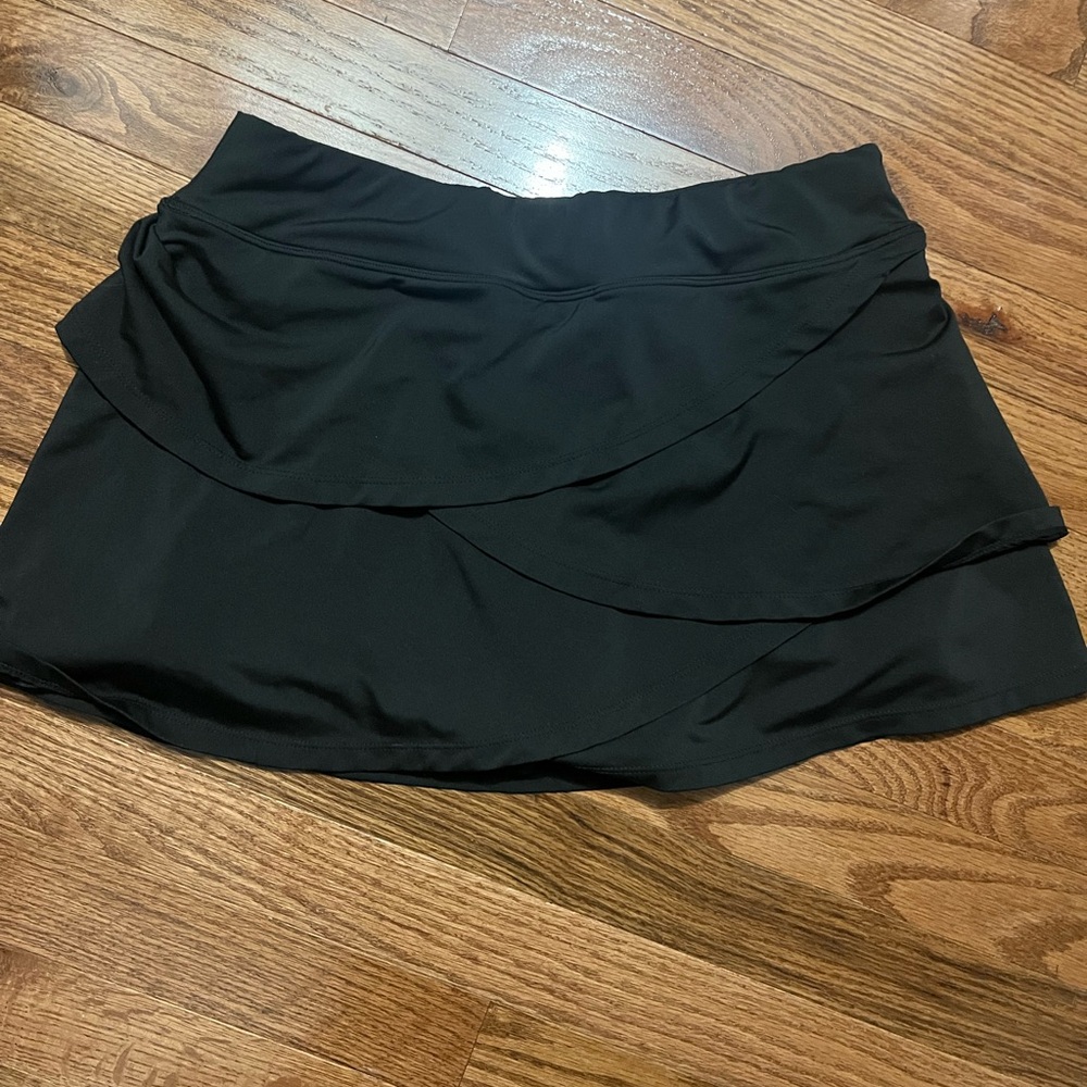 KIAVA Black Layered Sport Skirt